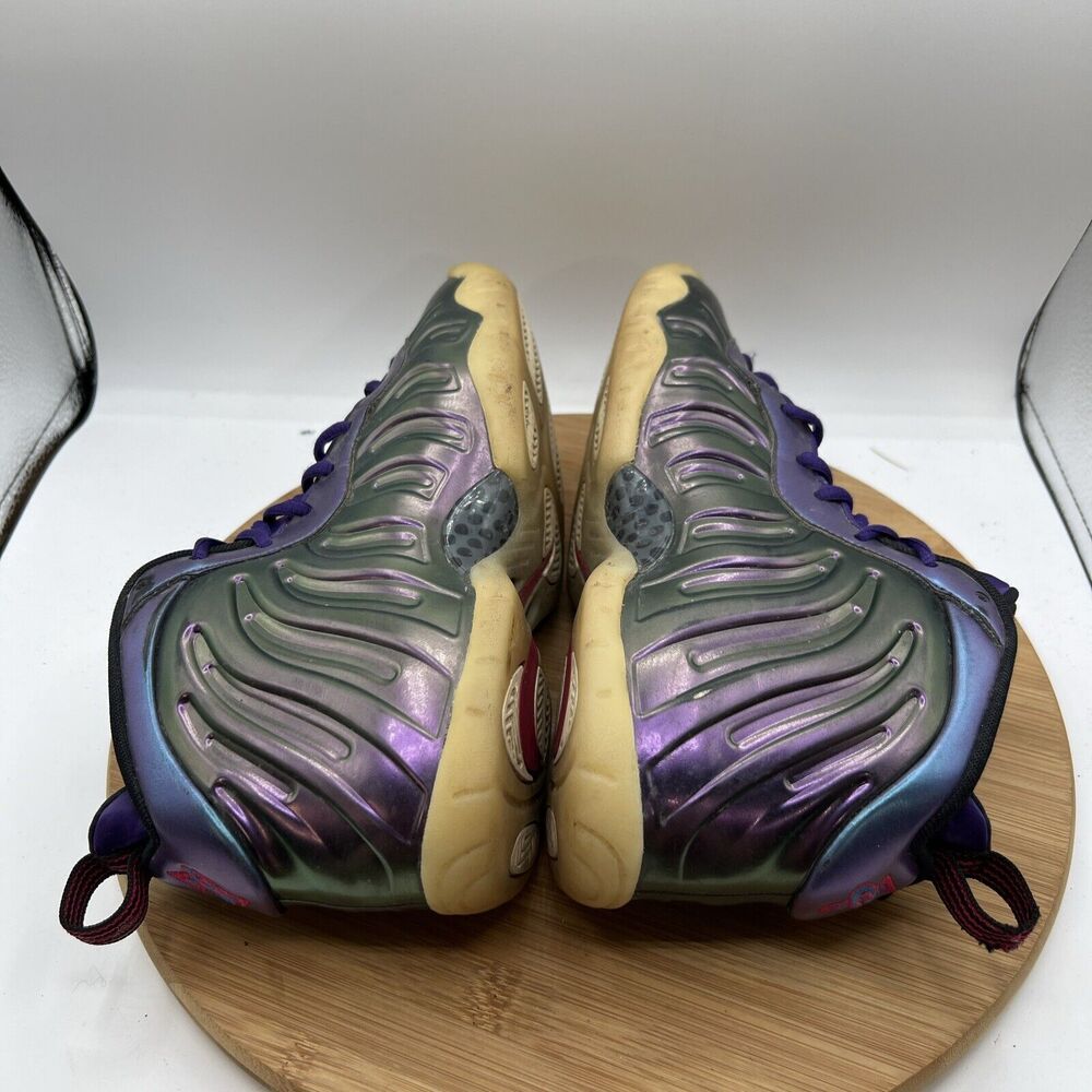 Nike Womens Size 7.5 Little Posite One GS Iridescent 644791-602 Foamposite Shoes - Picture 6 of 8